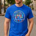 Kindergarten Dream Team Back To School Teacher Flower For Men Women Girls Kids Men's Casual T-Shirt Royal Blue