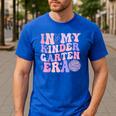 In My Kindergarten Era Teacher Kids Back To School Kinder Men's Casual T-Shirt Royal Blue