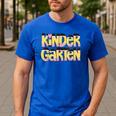 Kindergarten Pencil First Day Of School Teacher Toddler Kids Men's Casual T-Shirt Royal Blue