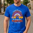 Kindergarten Teacher Pumpkin Patch Cute Men's Casual T-Shirt Royal Blue Kindergarten Teacher Pumpkin Patch Cute Men's Casual T-Shirt Royal Blue