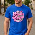 Kindergarten Teacher Women Checkered First Day Of School Men's Casual T-Shirt Royal Blue Kindergarten Teacher Women Checkered First Day Of School Men's Casual T-Shirt Royal Blue