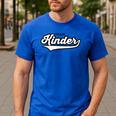 Kindergarten TEAM School Teacher Kinder Baseball-Style Shirt Men's Casual T-Shirt Royal Blue