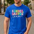Kindergarten Team Teacher Back To School Kindergarten Squad Men's Casual T-Shirt Royal Blue