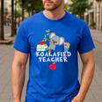 Koalafied Teacher Proud School Teacher Koala Cute T-Shirt Men's Casual T-Shirt Royal Blue