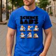 Labrador Retriever Science Labs Dog Lover Teacher Men's Casual T-Shirt Royal Blue Labrador Retriever Science Labs Dog Lover Teacher Men's Casual T-Shirt Royal Blue
