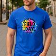 Let The Games Begin Field Day Fun Day Teachers Boys Girls Men's Casual T-Shirt Royal Blue Let The Games Begin Field Day Fun Day Teachers Boys Girls Men's Casual T-Shirt Royal Blue