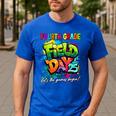 Let The Games Begin Fourth Grade Field Day 2025 Teacher Kid Men's Casual T-Shirt Royal Blue Let The Games Begin Fourth Grade Field Day 2025 Teacher Kid Men's Casual T-Shirt Royal Blue