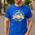 Let's Learn Today First Day Of School For Teacher Student Men's Casual T-Shirt Royal Blue
