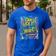 Can I Lick It Periodic Table Science Teacher Men Women Men's Casual T-Shirt Royal Blue