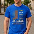 Line Dancing Choreographed Group Dancer Dance Teacher Men's Casual T-Shirt Royal Blue Line Dancing Choreographed Group Dancer Dance Teacher Men's Casual T-Shirt Royal Blue