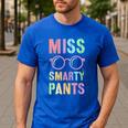 Little MISS SMARTY PANTS School Grad Teacher Last Day Men's Casual T-Shirt Royal Blue Little MISS SMARTY PANTS School Grad Teacher Last Day Men's Casual T-Shirt Royal Blue