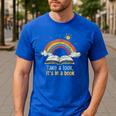 Take a Look It's In a Book Vintage Reading Teacher Rainbow Men's Casual T-Shirt Royal Blue Take a Look It's In a Book Vintage Reading Teacher Rainbow Men's Casual T-Shirt Royal Blue