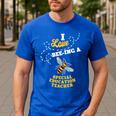I Love Bee-Ing A Special Education Teacher Honey Bee Job For Men Women Men's Casual T-Shirt Royal Blue I Love Bee-Ing A Special Education Teacher Honey Bee Job For Men Women Men's Casual T-Shirt Royal Blue
