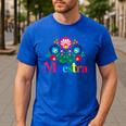 Maestra Proud Spanish Teacher Bilingual Teacher Latina Men's Casual T-Shirt Royal Blue Maestra Proud Spanish Teacher Bilingual Teacher Latina Men's Casual T-Shirt Royal Blue