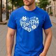 Maestra Spanish Teacher Men's Casual T-Shirt Royal Blue