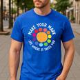 Make Your Mark For a International Dot Day Teacher Dot Lover Men's Casual T-Shirt Royal Blue Make Your Mark For a International Dot Day Teacher Dot Lover Men's Casual T-Shirt Royal Blue