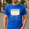 Matching Group Halloween Costume For Teachers Men's Casual T-Shirt Royal Blue Matching Group Halloween Costume For Teachers Men's Casual T-Shirt Royal Blue