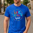 Matching Life Skills Squad Teacher Special Ed SPED Team Crew Men's Casual T-Shirt Royal Blue Matching Life Skills Squad Teacher Special Ed SPED Team Crew Men's Casual T-Shirt Royal Blue