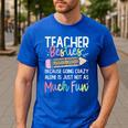 Matching Teachers Last Day Of School Teacher Besties Men's Casual T-Shirt Royal Blue Matching Teachers Last Day Of School Teacher Besties Men's Casual T-Shirt Royal Blue