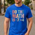 Do The Math 67 Meme Six Seven Teacher Men's Casual T-Shirt Royal Blue