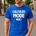 Math Calculus Mode On Teacher T-Shirt Men's Casual T-Shirt Royal Blue Math Calculus Mode On Teacher T-Shirt Men's Casual T-Shirt Royal Blue