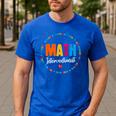 Math Interventionist Teacher Coach Squad Mathematics STEM Men's Casual T-Shirt Royal Blue Math Interventionist Teacher Coach Squad Mathematics STEM Men's Casual T-Shirt Royal Blue