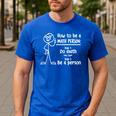 How To Be A Math Person Math Teacher Men's Casual T-Shirt Royal Blue How To Be A Math Person Math Teacher Men's Casual T-Shirt Royal Blue