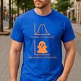 Math Statistics Normal Paranormal Distribution Teacher Men's Casual T-Shirt Royal Blue Math Statistics Normal Paranormal Distribution Teacher Men's Casual T-Shirt Royal Blue
