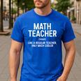 Math Teacher Definition Shirt Men Women Teacher Men's Casual T-Shirt Royal Blue Math Teacher Definition Shirt Men Women Teacher Men's Casual T-Shirt Royal Blue