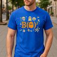 Math Teacher Ghost Shirt Cute Spooky Teacher Halloween Men's Casual T-Shirt Royal Blue Math Teacher Ghost Shirt Cute Spooky Teacher Halloween Men's Casual T-Shirt Royal Blue