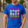 Math Teacher My Jam Here To Spread Mathematics Humor Men's Casual T-Shirt Royal Blue