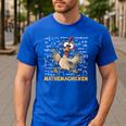 Mathemachicken Chicken Math Teacher Back To School Men's Casual T-Shirt Royal Blue Mathemachicken Chicken Math Teacher Back To School Men's Casual T-Shirt Royal Blue