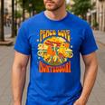 Montessori School Montessori Teacher Peace Love Montessori For Men Women Men's Casual T-Shirt Royal Blue