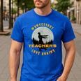 Montessori Teachers Love Brains Halloween Novelty Men Women Men's Casual T-Shirt Royal Blue Montessori Teachers Love Brains Halloween Novelty Men Women Men's Casual T-Shirt Royal Blue