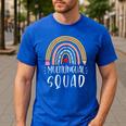 Multilingual Squad Multilingual Teacher Appreciation Kids Men's Casual T-Shirt Royal Blue Multilingual Squad Multilingual Teacher Appreciation Kids Men's Casual T-Shirt Royal Blue