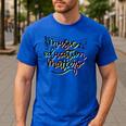 Music Education Matters Music Teacher Appreciation Women Men's Casual T-Shirt Royal Blue Music Education Matters Music Teacher Appreciation Women Men's Casual T-Shirt Royal Blue