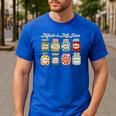 Music Is My Jam Back To School Music Teacher Specials Team Men's Casual T-Shirt Royal Blue Music Is My Jam Back To School Music Teacher Specials Team Men's Casual T-Shirt Royal Blue