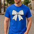 Music Notes Coquette Bow Music Teacher School Musician Band Men's Casual T-Shirt Royal Blue Music Notes Coquette Bow Music Teacher School Musician Band Men's Casual T-Shirt Royal Blue
