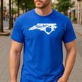 NC Red For Ed North Carolina Teacher Proud T-Shirt For Men Women Kids Men's Casual T-Shirt Royal Blue