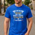 Not Superhero But Middle School Teacher For Men Women Men's Casual T-Shirt Royal Blue Not Superhero But Middle School Teacher For Men Women Men's Casual T-Shirt Royal Blue