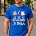 Nothing Beats 1st Grade Back To School Kids Teachers Men's Casual T-Shirt Royal Blue Nothing Beats 1st Grade Back To School Kids Teachers Men's Casual T-Shirt Royal Blue