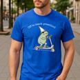 Off To Teach Preschool Pre-K Teacher Back To School Frog Men's Casual T-Shirt Royal Blue Off To Teach Preschool Pre-K Teacher Back To School Frog Men's Casual T-Shirt Royal Blue