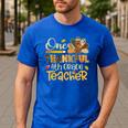 One Thankful 4th Grade Teacher Turkey Leopard Thanksgiving Men's Casual T-Shirt Royal Blue One Thankful 4th Grade Teacher Turkey Leopard Thanksgiving Men's Casual T-Shirt Royal Blue