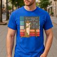 Otter Professor Teacher Teaching Maths Mathematics Men's Casual T-Shirt Royal Blue Otter Professor Teacher Teaching Maths Mathematics Men's Casual T-Shirt Royal Blue