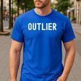 Outlier Statistics Teacher Statistics Data Science Men Women Kids Men's Casual T-Shirt Royal Blue Outlier Statistics Teacher Statistics Data Science Men Women Kids Men's Casual T-Shirt Royal Blue