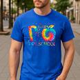 P Is For Preschool Tie Dye Back To School Teacher Men Women Girls Kids Men's Casual T-Shirt Royal Blue P Is For Preschool Tie Dye Back To School Teacher Men Women Girls Kids Men's Casual T-Shirt Royal Blue