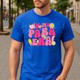In My Para Era Teacher Back To School First Day Of School Men's Casual T-Shirt Royal Blue In My Para Era Teacher Back To School First Day Of School Men's Casual T-Shirt Royal Blue
