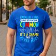 Parallel Lines Math Pun – Teacher Humor Men's Casual T-Shirt Royal Blue Parallel Lines Math Pun – Teacher Humor Men's Casual T-Shirt Royal Blue