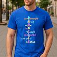 Paraprofessional Teacher Para Sped Ed Parapro Men's Casual T-Shirt Royal Blue