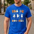 Pas De Boo-Rée Ghost Ballet Dancer Halloween Dance Teacher Men's Casual T-Shirt Royal Blue Pas De Boo-Rée Ghost Ballet Dancer Halloween Dance Teacher Men's Casual T-Shirt Royal Blue
